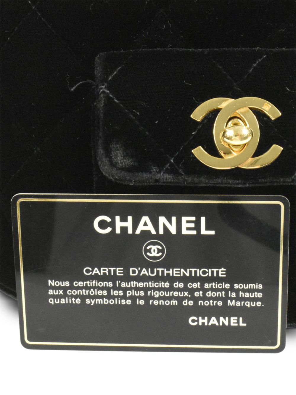 CHANEL 1994-1996 small Duma velvet backpack Women