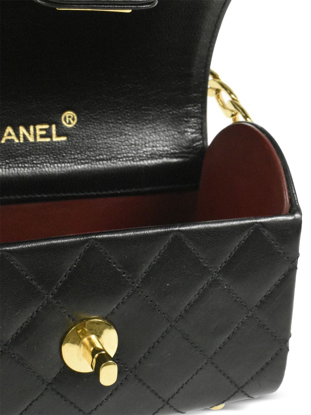 Affordable HOT SALE CHANEL 1986-1988 flap chain handbag Women