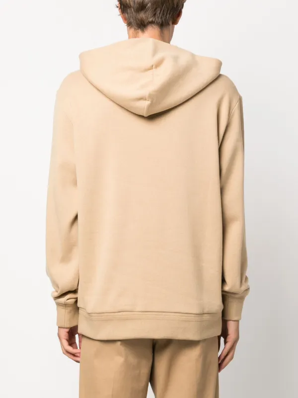 Zegna slouchy-hood Cotton Blend Hoodie | Neutrals | FARFETCH JO