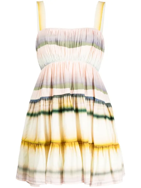 Acler Lomond stripe-pattern dress