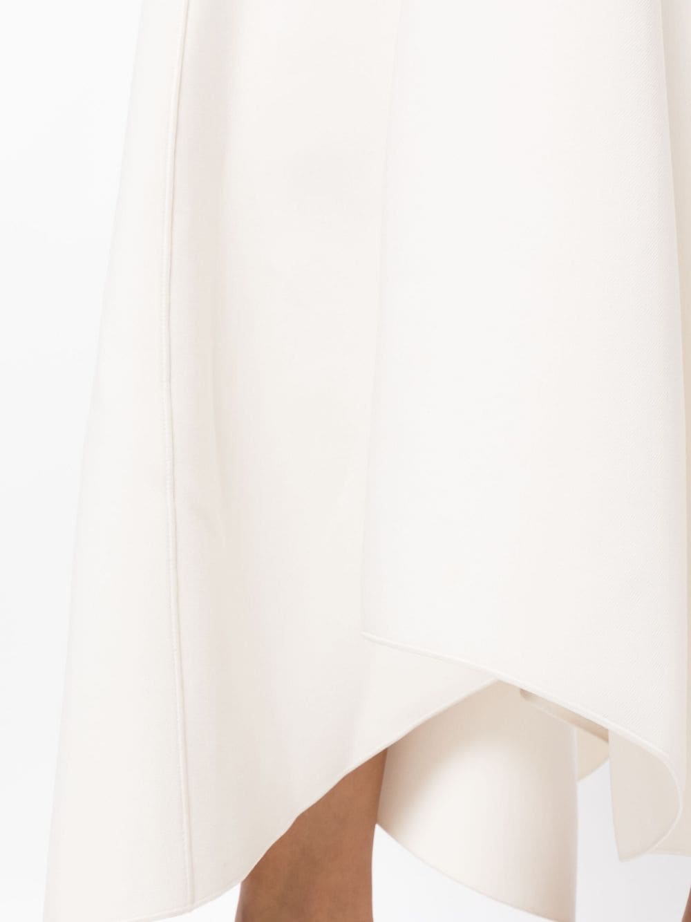 Shop Acler Gloucester Gathered Midi Skirt In White