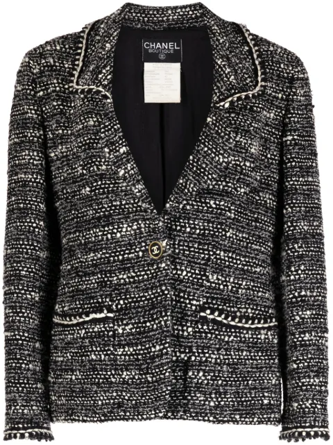 CHANEL Pre-Owned 1994 boucle single-breasted jacket