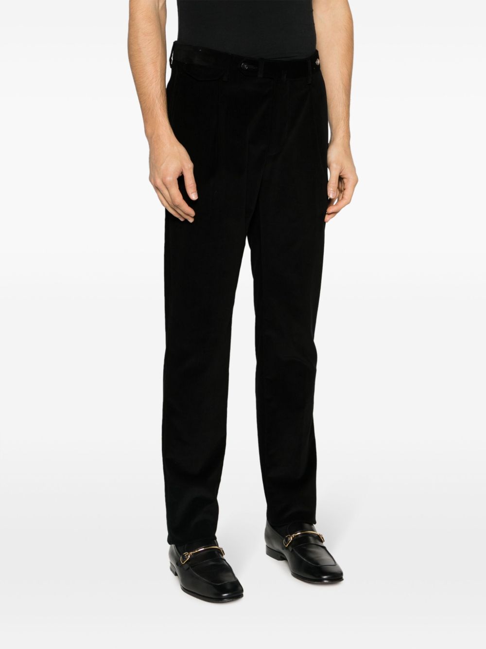 Tagliatore corduroy straight-leg cotton trousers Men