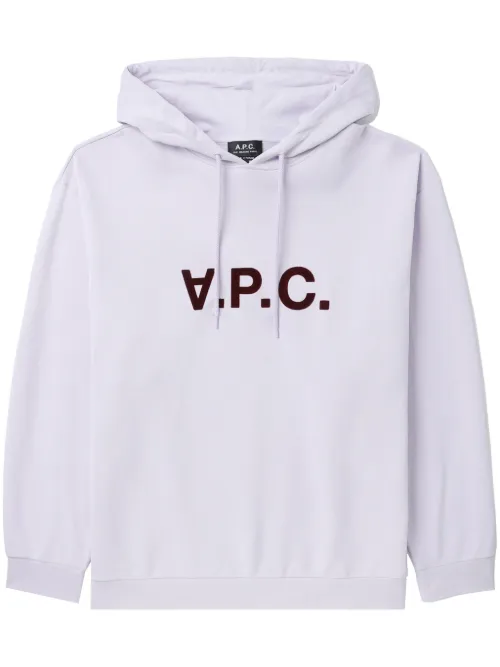 Hoodie Milo à logo imprimé - A.P.C. - Modalova