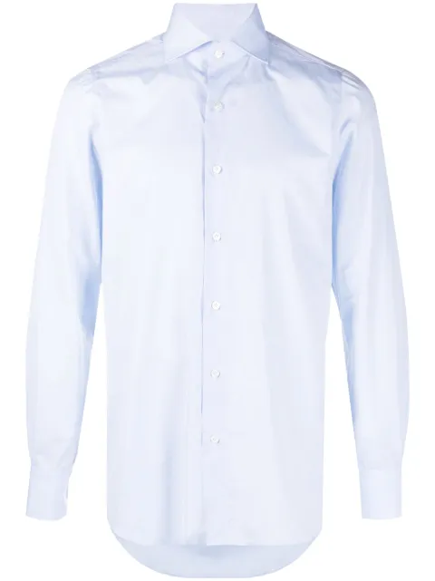 Finamore 1925 Napoli long-sleeve cotton shirt