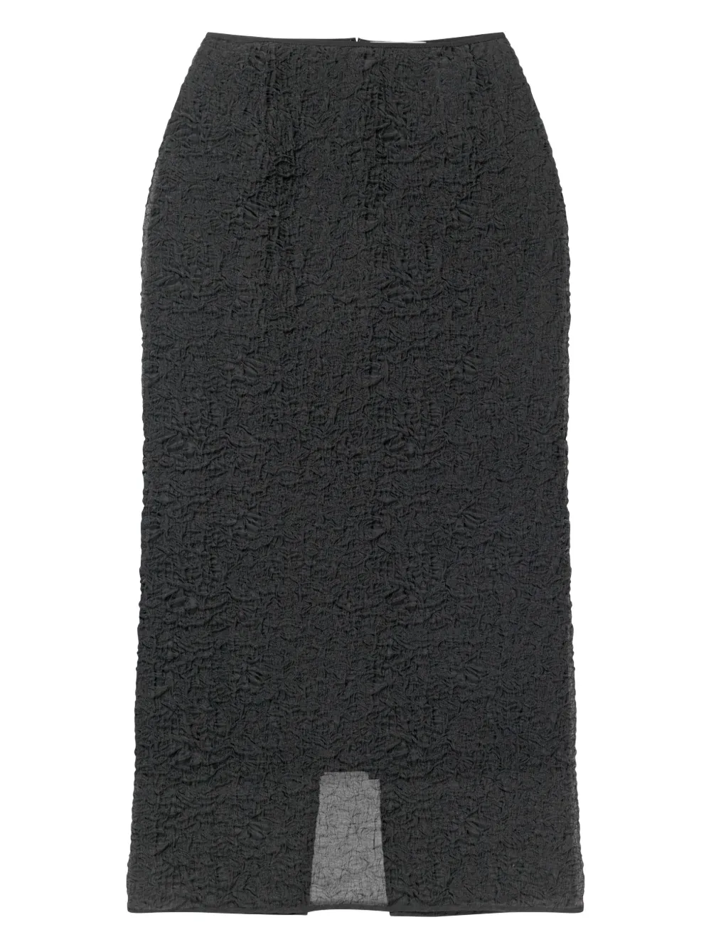 Cecilie Bahnsen Matelassé midi-rok Zwart