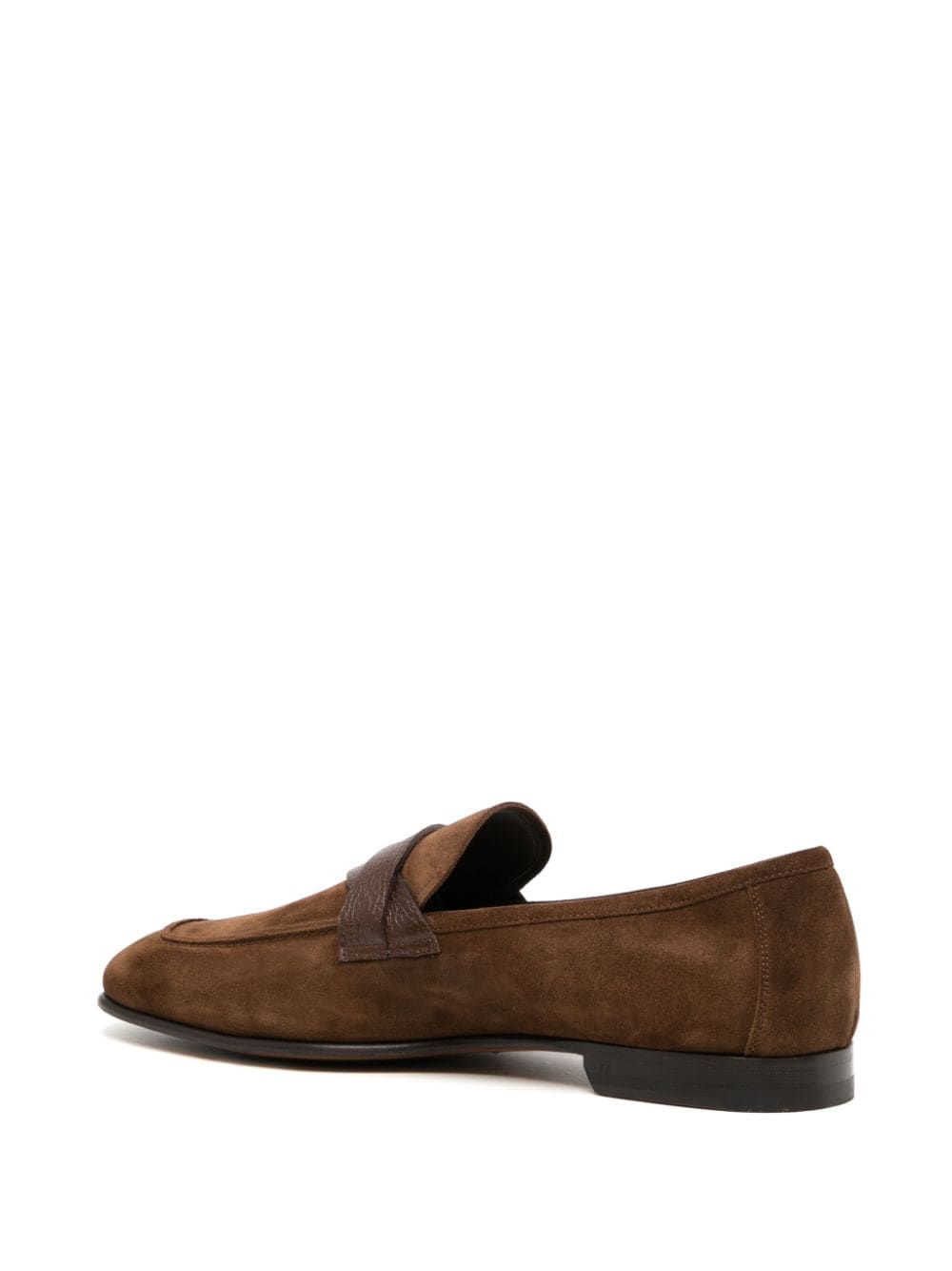Shop Tom Ford Sean Suede Loafers In Brown
