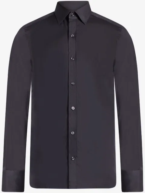 TOM FORD chemise en coton à manches longues