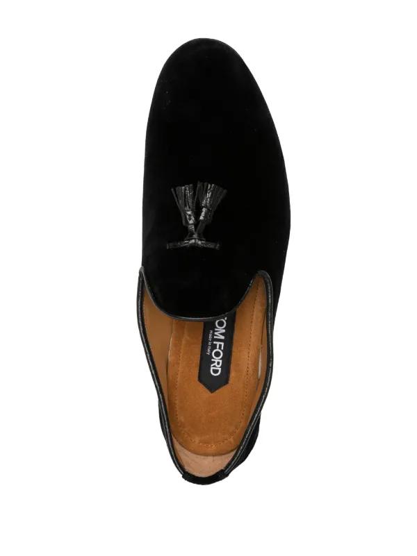 TOM FORD Nicolas Tasselled Patent-Leather Loafers for Men