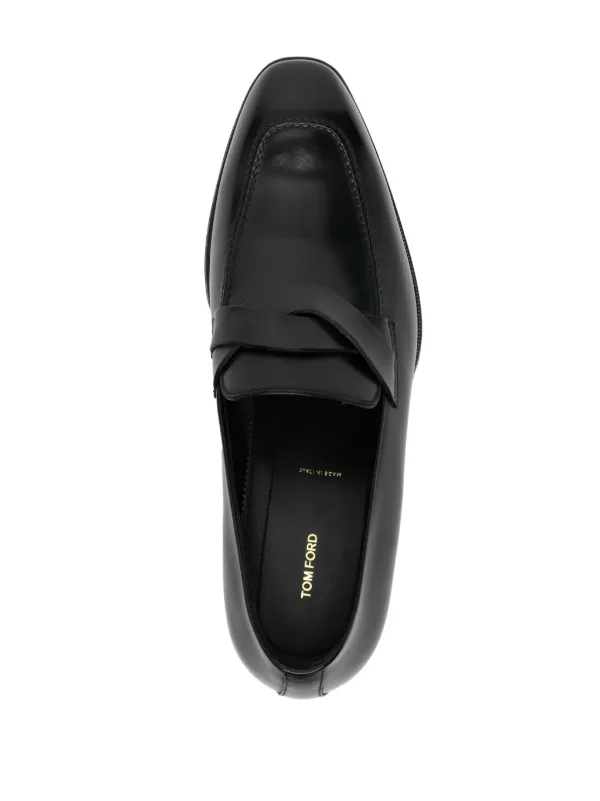 TOM FORD レザーローファー | ブラック | FARFETCH JP