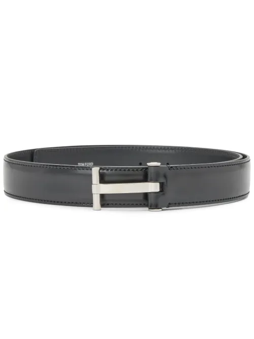 Ceinture en cuir à boucle T - TOM FORD - Modalova