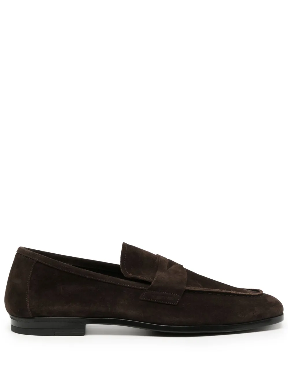 Tom Ford Suede Loafers In Burnt