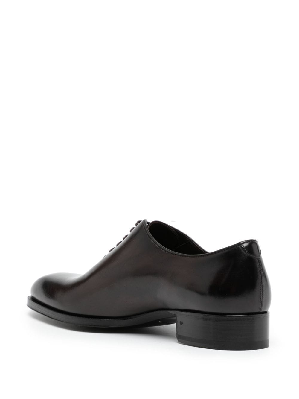 Shop Tom Ford Claydon Leather Oxford Shoes In Brown