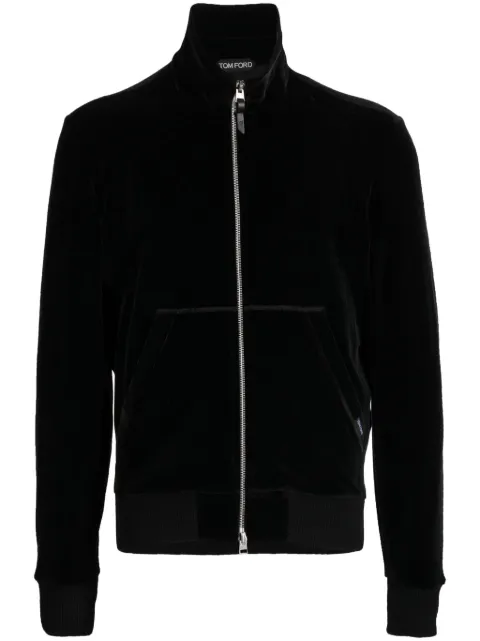 TOM FORD zip-up velvet jacket