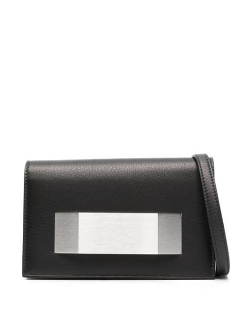 Rick Owens Griffin leren clutch