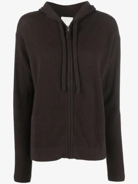 Allude フーデッド カーディガン