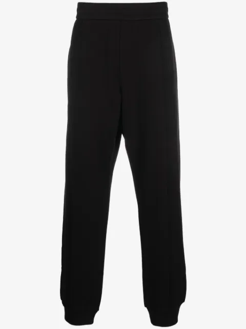 Versace logo-embroidered track pants