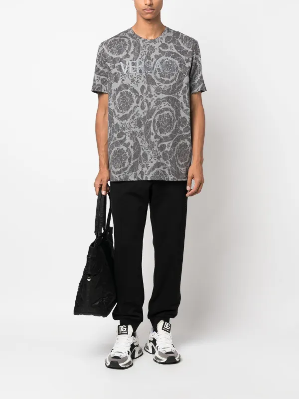 Versace Barocco Silhouette T-shirt | Grey | FARFETCH