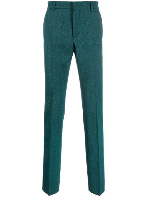 Versace wool-blend slim-leg trousers