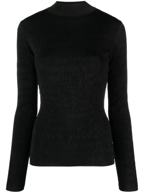 Versace croc-knit jumper