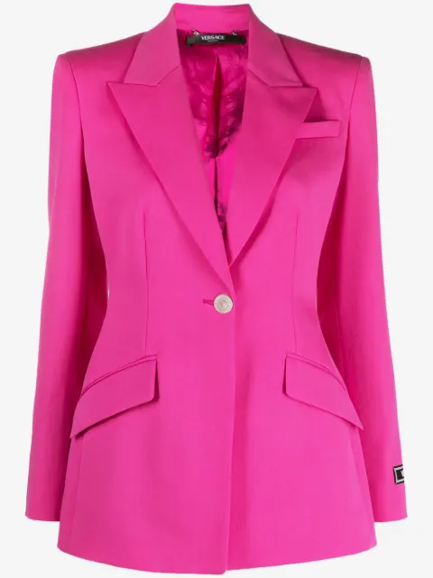 Versace Medusa single-breasted virgin-wool blazer