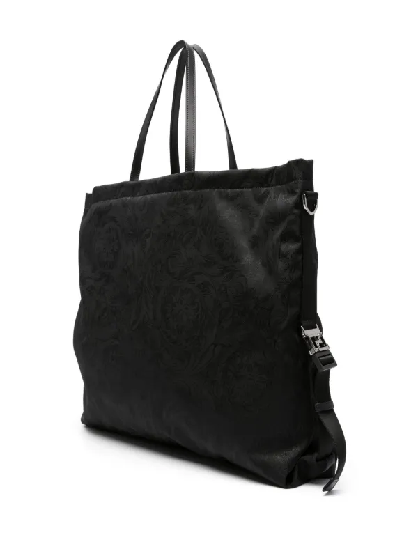 Versace Neo Nylon Jacquard Tote Bag Farfetch