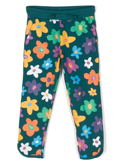 Stella McCartney Kids pants con estampado Smiley Flower