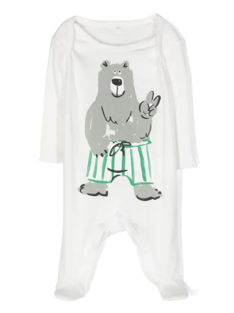 Stella McCartney Kids pyjama à imprimé ourson