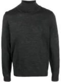 BOSS roll-neck virgin wool jumper - Grey