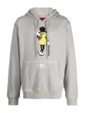 Mostly Heard Rarely Seen 8-Bit I Spy graphic-print cotton hoodie - Grey