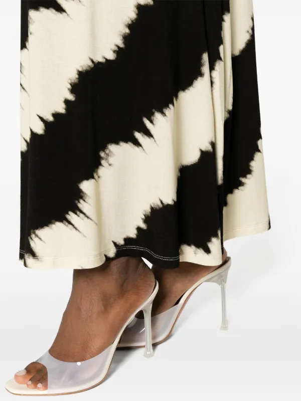 White midi hotsell jersey skirt