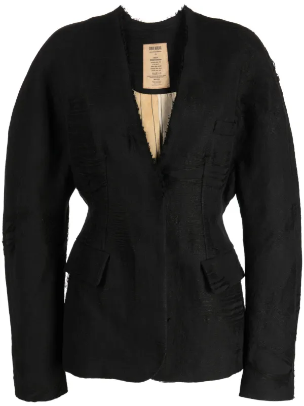 Frayed blazer store