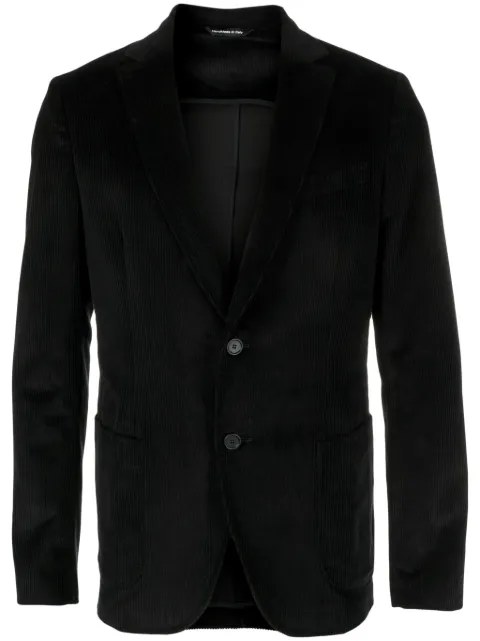 Tonello single-breasted velour blazer