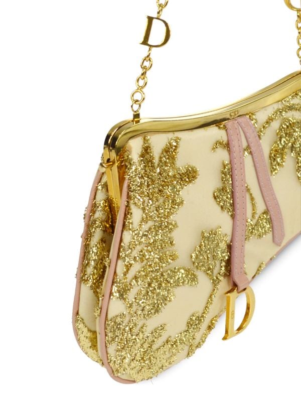 Limited Edition Christian Dior Leather Saddle Shoulder Bag Excellent  Condition
