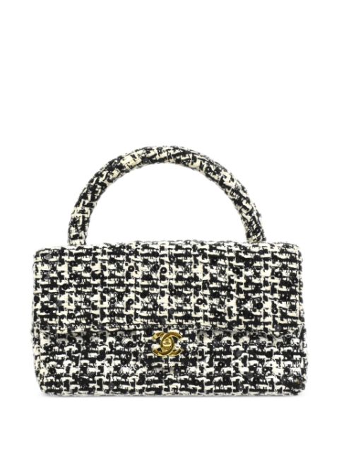 CHANEL 1995 tweed Classic Flap handbag Women