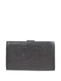 CHANEL Pre-Owned 1997 CC bi-fold wallet - Black