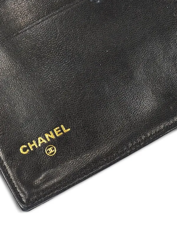 CHANEL Pre-Owned 1997 CC bi-fold Wallet | Black | FARFETCH AU