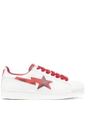 A BATHING APE® Skull STA logo-print sneakers - Red