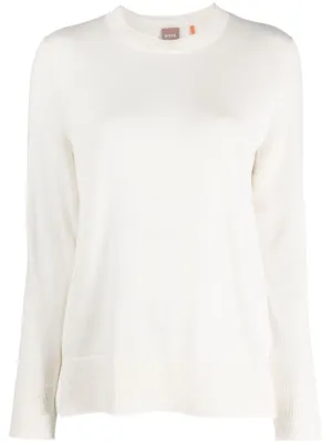 White on sale crew jumper