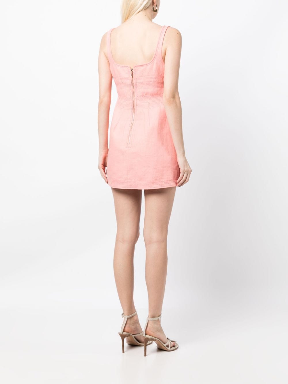 Shop Acler Briar Sweetheart-neck Dress In Pink
