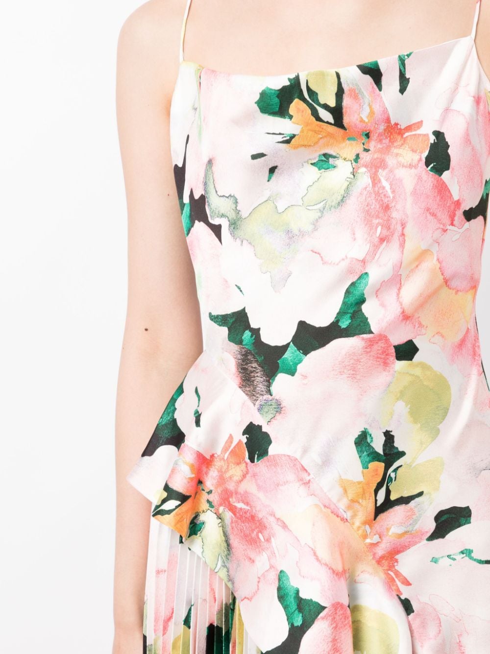 Acler Maxi-jurk met bloemenprint Roze