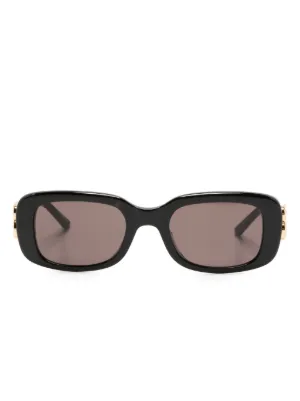 Gucci Eyewear オーバルフレーム サングラス | ブラウン | FARFETCH JP