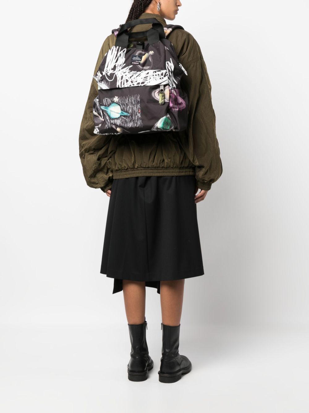 Eastpak x Vivienne Westwood rugzak met print - Zwart