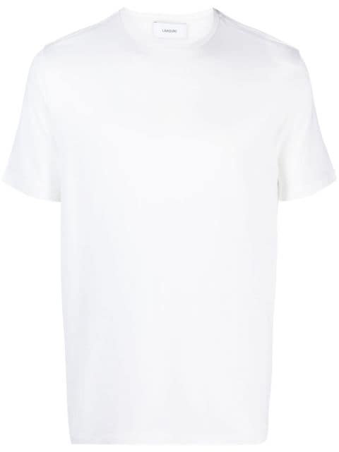 Lardini short-sleeved wool T-shirt