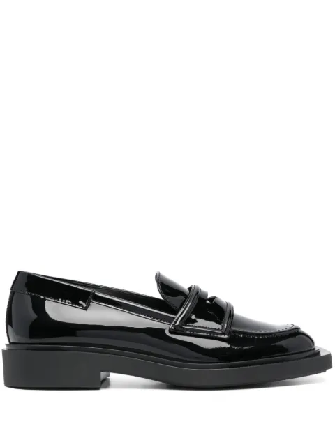 3juin square-toe 35mm leather loafers