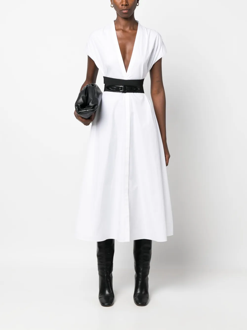 Alaïa belted A-line midi dress | Day Dresses | Image 2