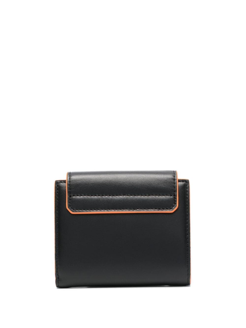 Diesel Namid bi-fold leather wallet - Zwart
