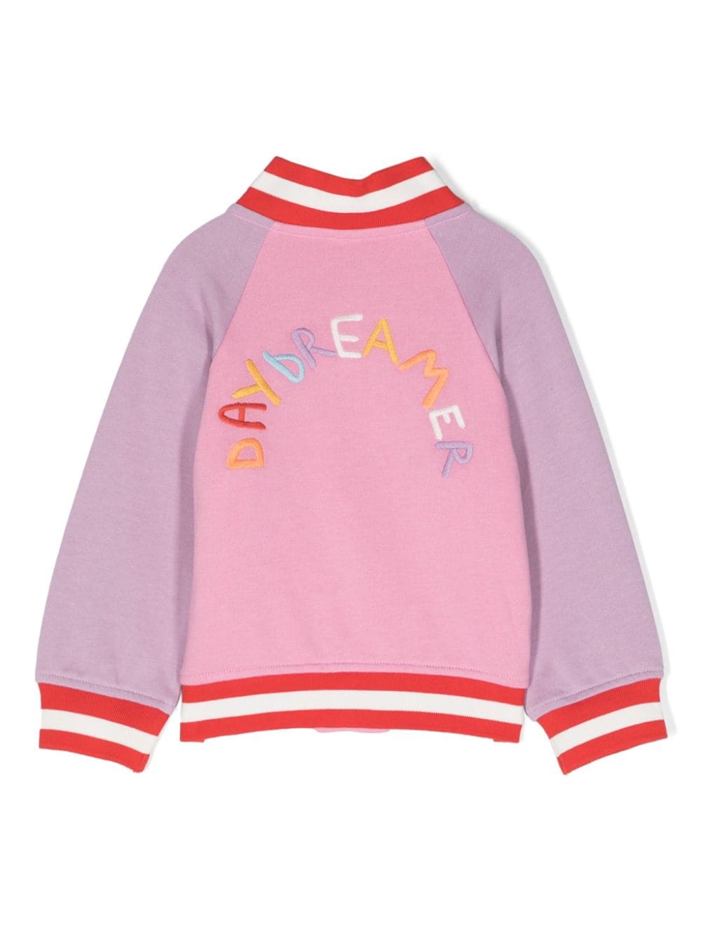 Stella McCartney Kids embroidered-motif cotton jacket - Paars
