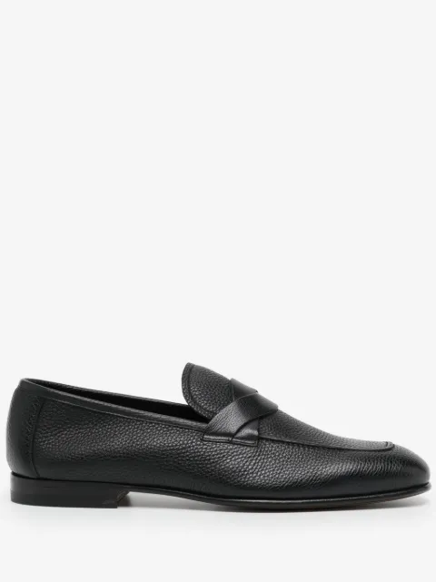 TOM FORD Sean twist-detail leather loafers