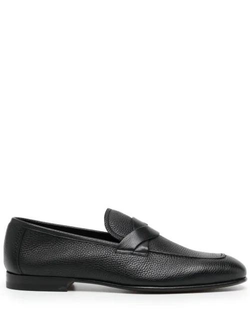 Mocassins en cuir à bout en amande - TOM FORD - Modalova